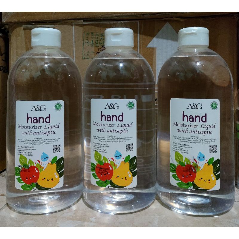 A&amp;G cair hand sanitizer with antiseptip uk. 1L