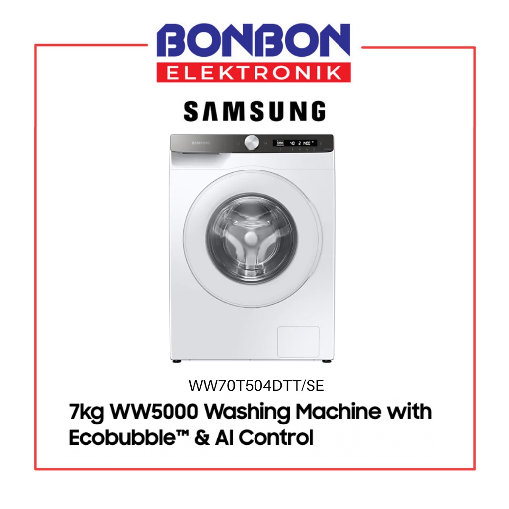 Samsung Mesin Cuci Front Loading 7KG WW70T504DTT/SE WW5000