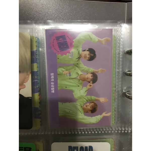 game card grup nct dream sg 21