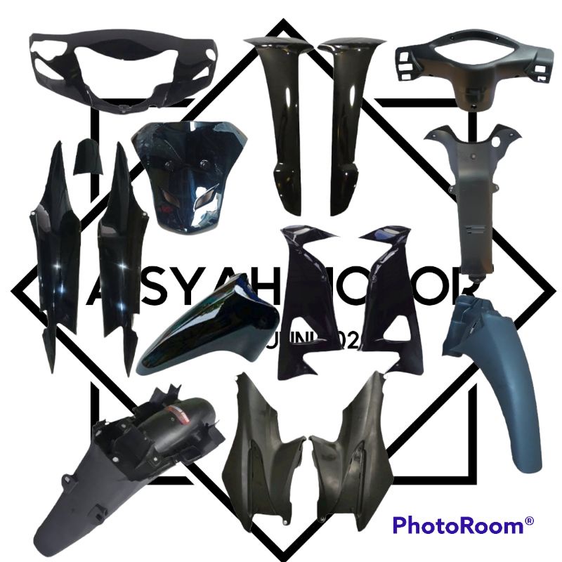 Full Bodi Honda Supra Fit New Cakram Warna Hitam