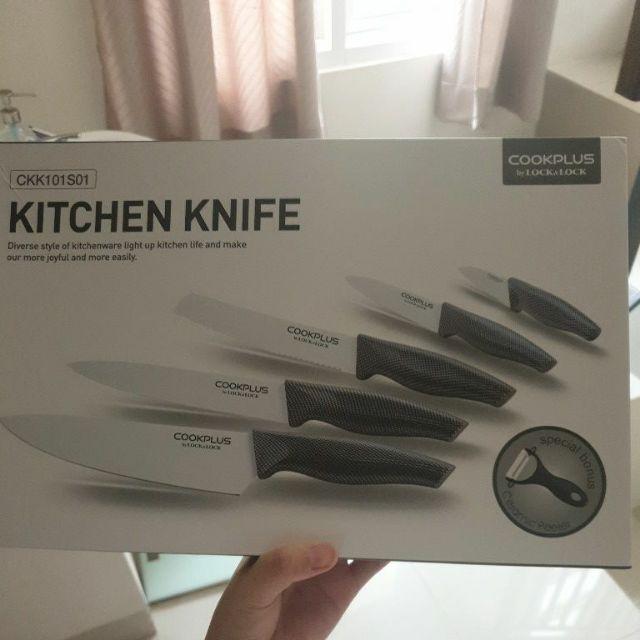 Lock & Lock Cookplus Knife 5p Dan 6p Set With Color Box / Pisau Lock N Lock