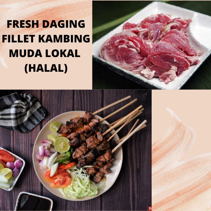 

DAGING FILLET KAMBING MUDA LOKAL & HALAL 500 GRAM - 1 KG