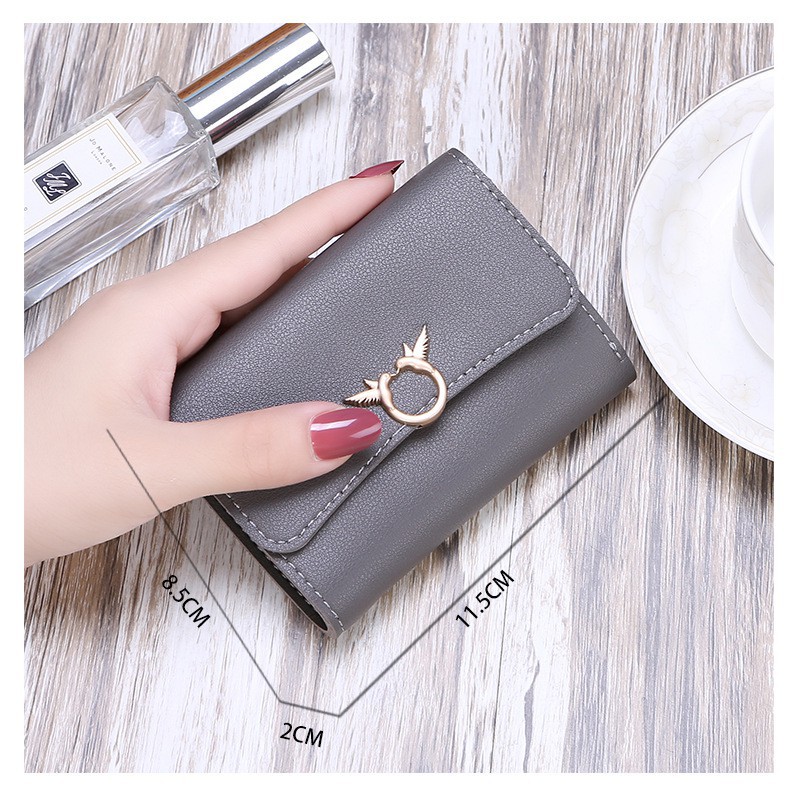 DOMPET PARAGRAF PENDEK DOMPET LIPAT FOREVER YOUNG DOMPET WANITA DOMPET KOREA