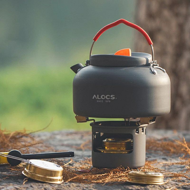 Alocs CW K04 Cooking Set Outdoor Teko dan Kompor Masak Camping