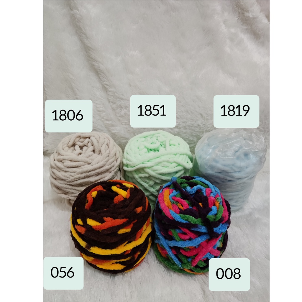 Sale Benang Rajut Chenille Amalia Yarn Aneka Benang