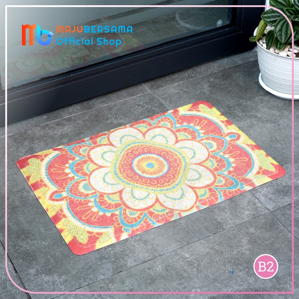 KESET MIE / KESET BIHUN/WELCOME BahanPVC PRINTING Anti Slip 40 x 60cm 6MOTIF