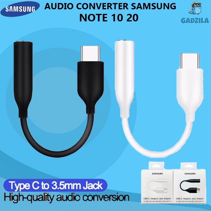 Audio Converter Samsung Note 10 20 Type C to Handsfree Jack 3,5mm