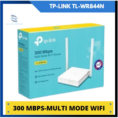 TP-LINK TL WR844N ROUTER ACCES POINT EXTENDER  WISP MODES 5dbi ANTENNA 4 LAN PORT