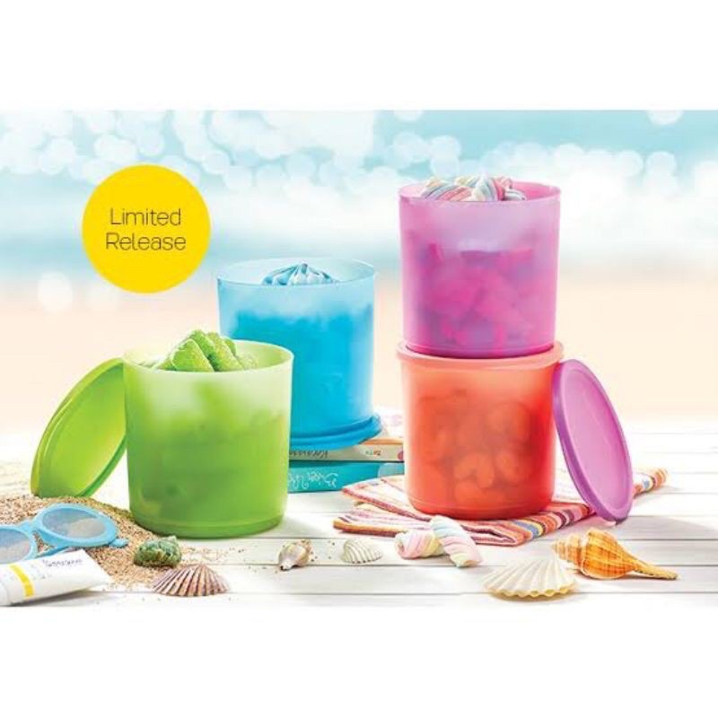 toples kue Tupperware summer go round 4pcs