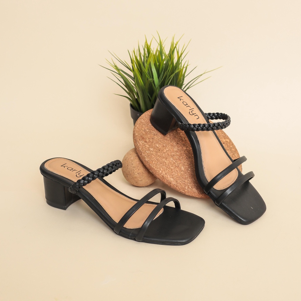 Karlyn Kearyn sandal heels Wanita 5cm