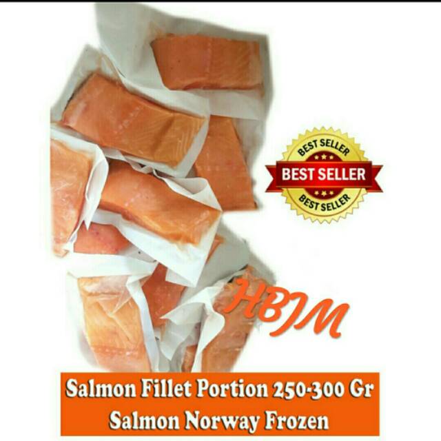 

IKAN SALMON FILLET @250 GR - 300 GR PORTION (Norwegian Salmon Premium)
