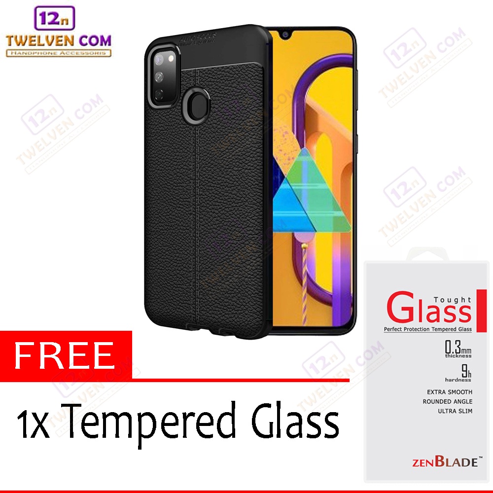 [FLASH SALE] Case Auto Focus Softcase Samsung M21 / M30s - Free Tempered Glass