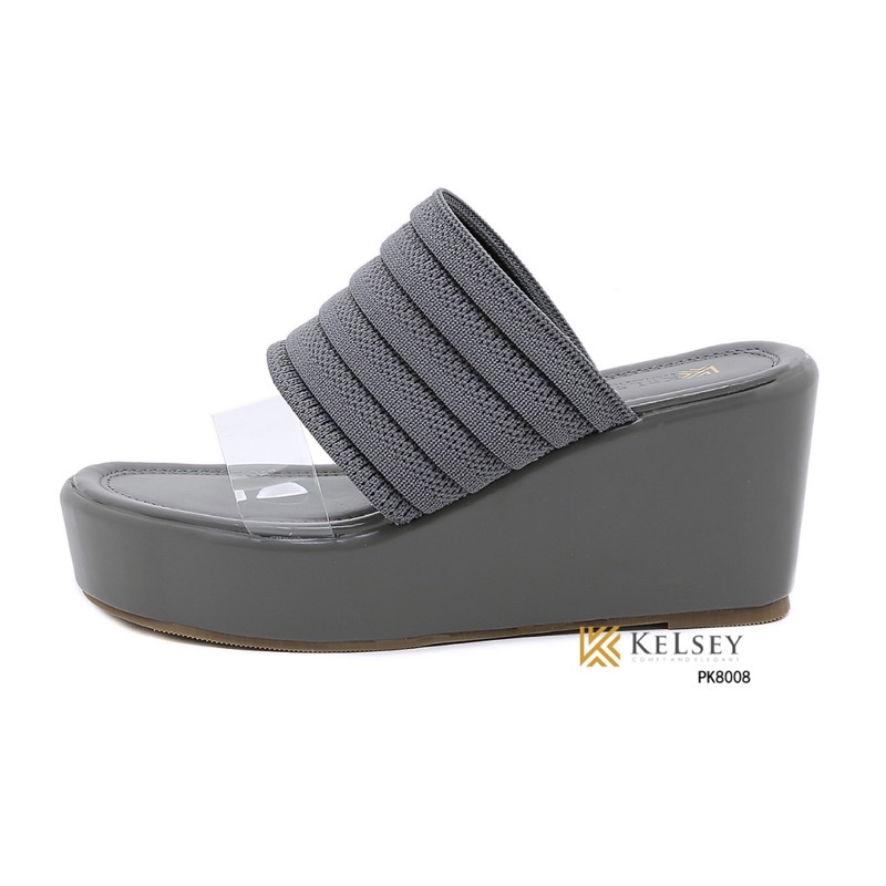 (GRATIS ALAS KAKI) Nicole Sandal Wedges Wanita Selop Kelsey Pk8008