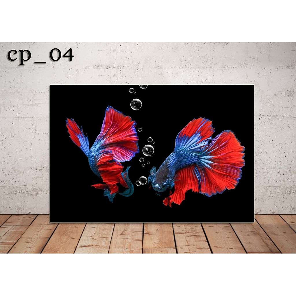 Hiasan Dinding Ikan Cupang/Wall Decor/Hiasan Dinding/Dekorasi Dinding/Ikan Cupang/Betta Fish