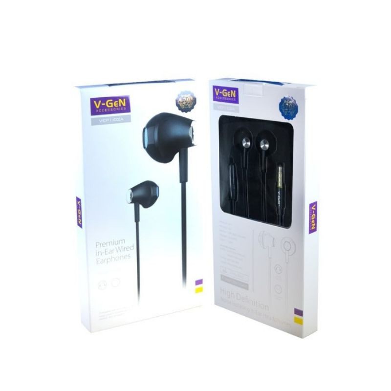 Headset V-Gen VEP1-02A Bass Earphone Hansfree Vgen VEP102A Bass Handset Handsfree V-GEN VEP1-02A Bas