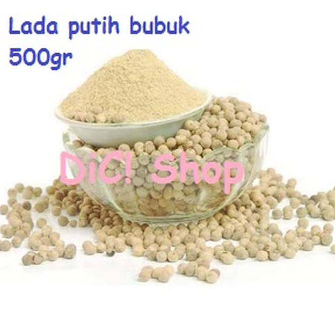 

BERKUALITAS! Lada Putih Bubuk / White Pepper Powder 500gr