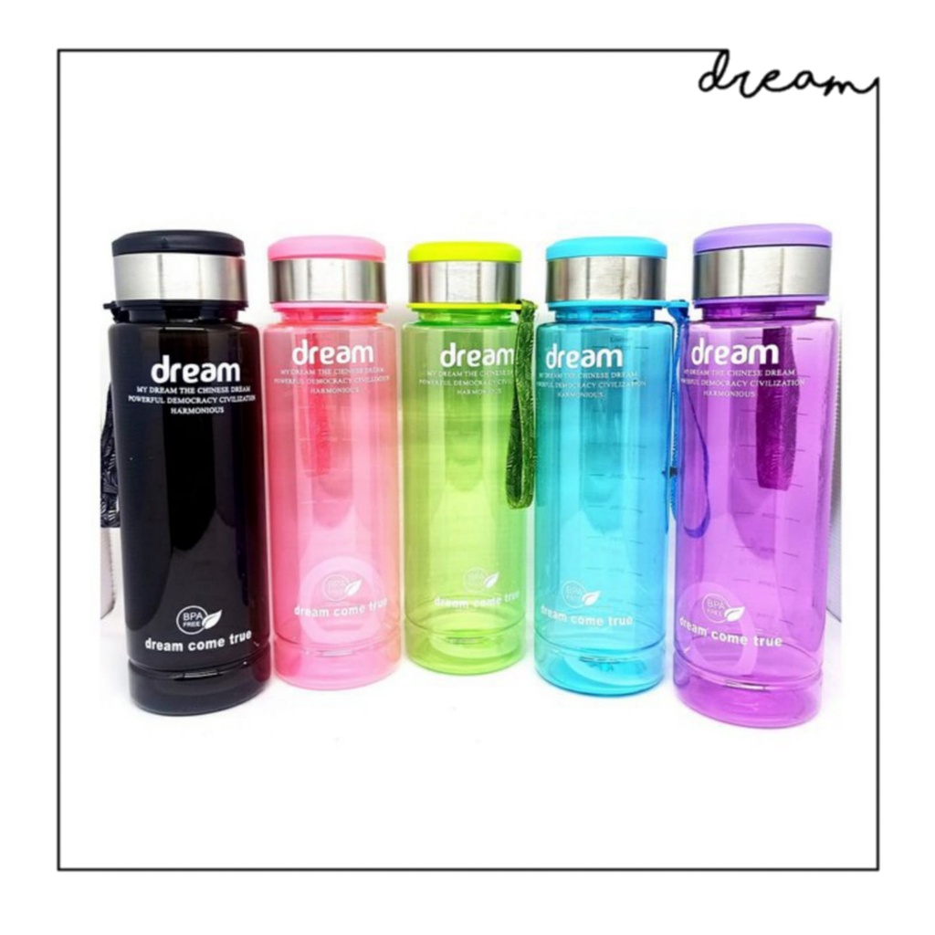 Botol Air Minum Dream Sporty 1000 ml Botol Warna Warni 1 liter