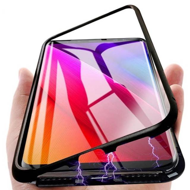 iPhone Xs MAX Case iphone Xs Max case magnetic 2in1 backglass