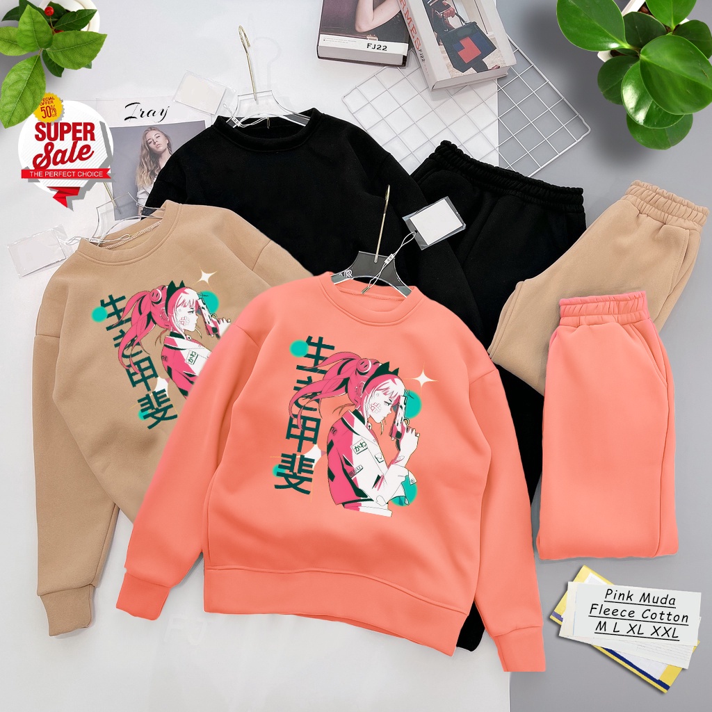 Zero Two Gun Sweater  Korea Style Unisex | Dhea Fashion