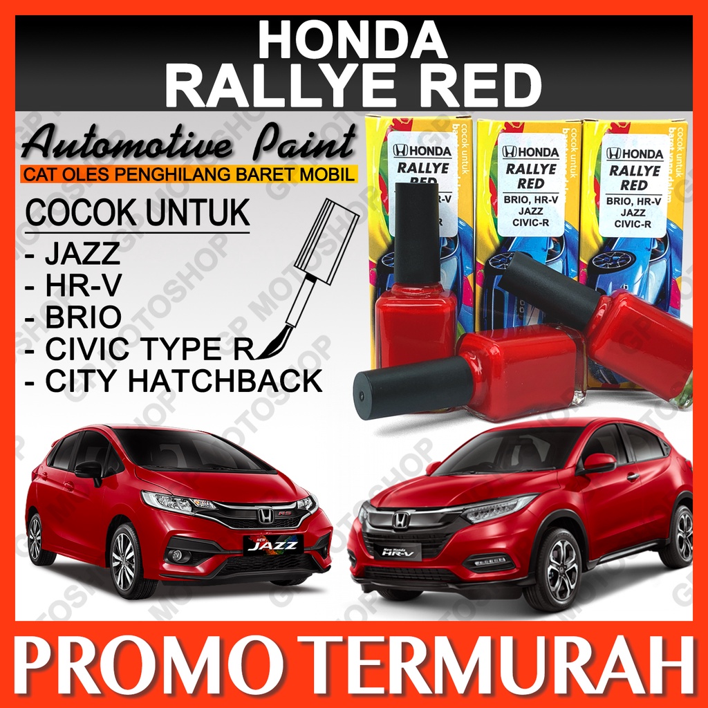 Cat Oles Honda Rallye Red Penghilang Baret Mobil Lecet Gores Jazz Hrv Brio Merah Solid