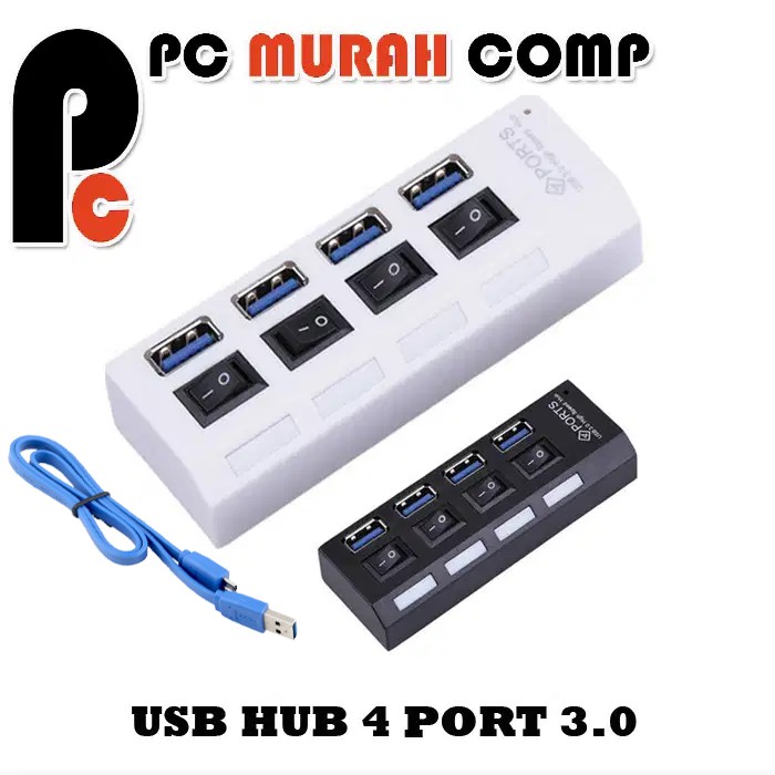 USB HUB V.3.0 M-Tech 4 Port