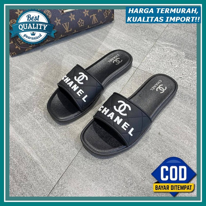 Slip On Wanita Kekinian Import Sandal Wanita Kondangan Sendal Teplek Kekinian 2022 Sandal Ibu Ibu Re
