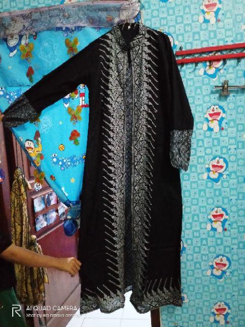 Ms Gamis Batik Sriwedari|manggar|padi Macam Mt Maxi Jumbo Bumil/busui Katun Sogan Allsize Ld104-120