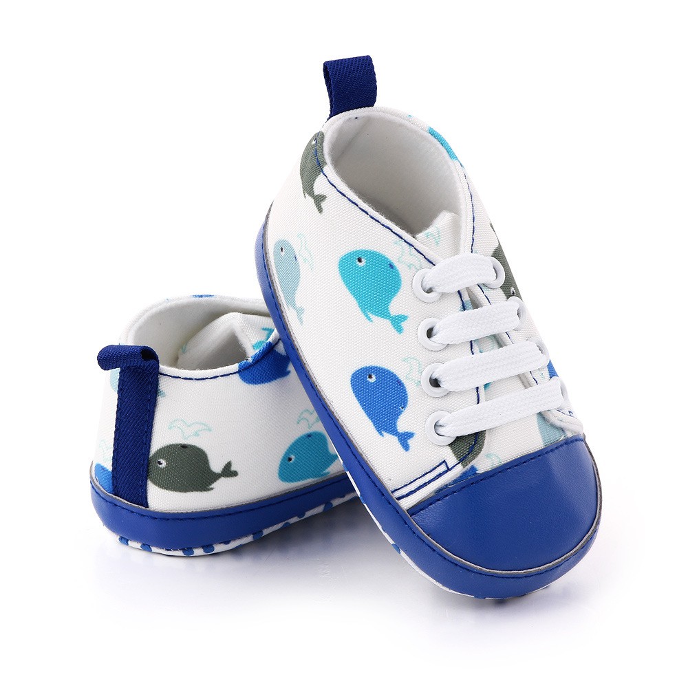 HappyOliver 2426 SEAWORLD Sepatu Anak Laki Sepatu Bayi Prewalker Shoes 0-18 bulan Import