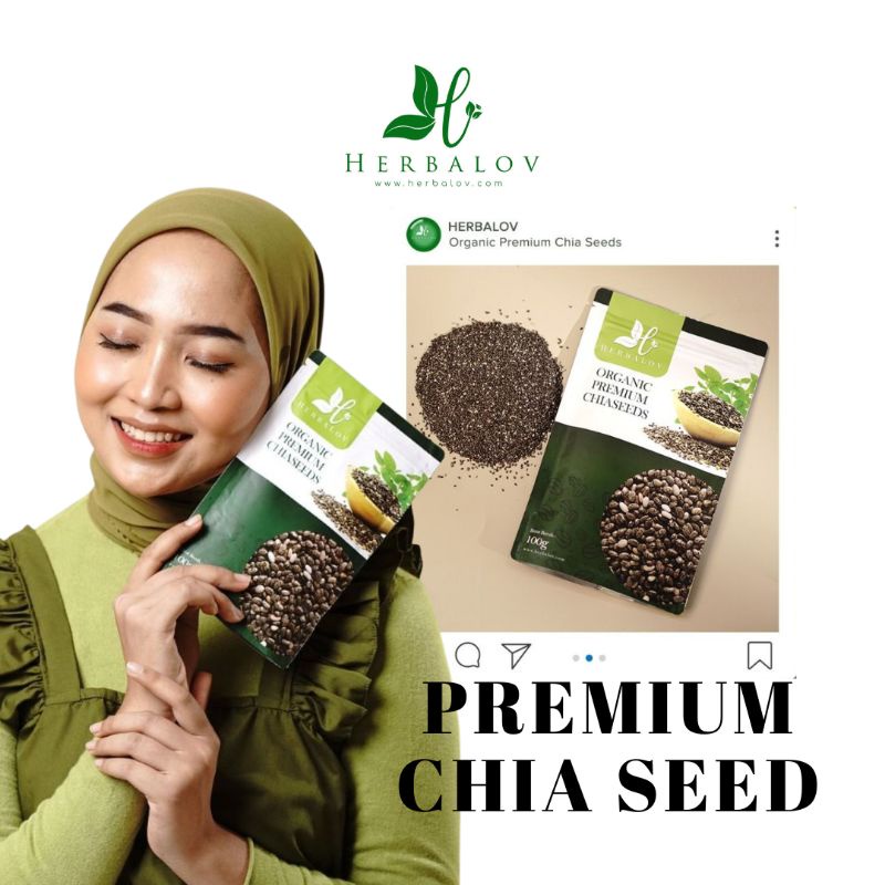 

Premium Chia Seed By Herbalov Pelengkap makanan untuk program penurunan berat badan