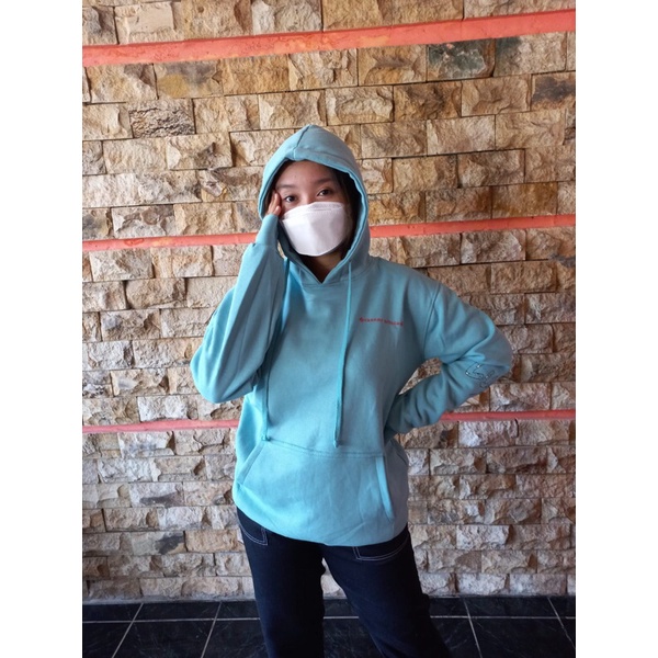 Hoodie Nana (Jaemin) warna biru laut