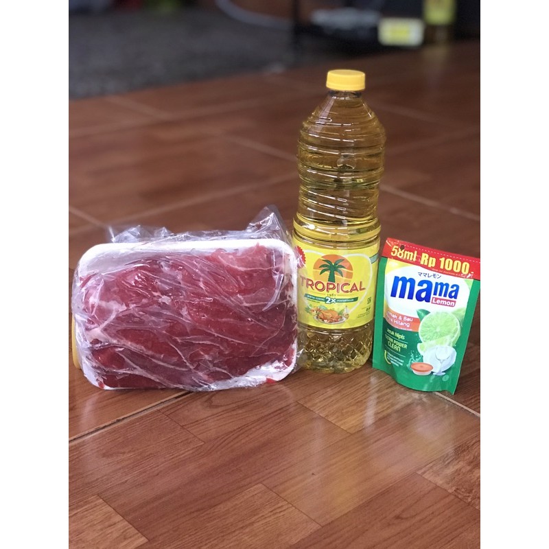 

*Paket Daging Slice AUS Yoshinoya ( Non Lemak )*