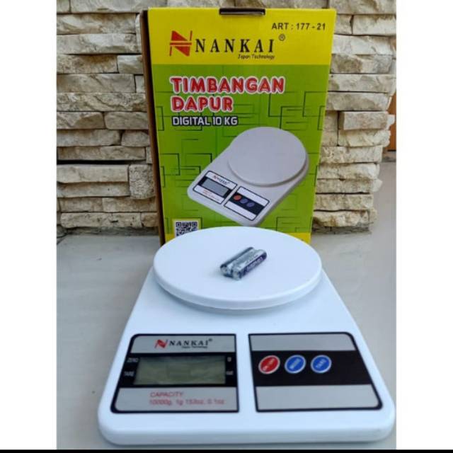 Nankai 177-21 Timbangan Dapur Digital 10 Kg