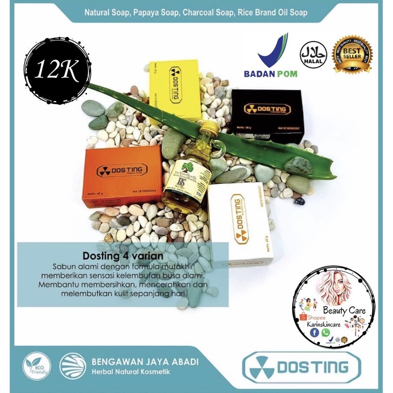 SABUN DOSTING ASLI BPOM 100%  “all variant”