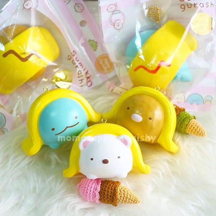 omelette Squishy Licensed by sumikko gurashi (ORIGINAL JEPANG)