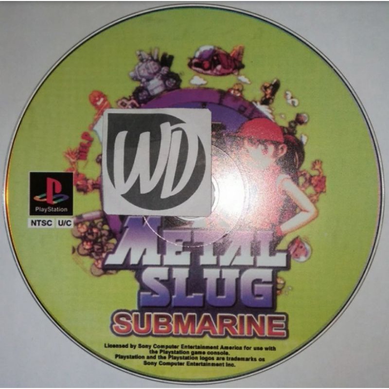 Kaset CD PlayStation PS1 METAL SLUG SUBMARINE