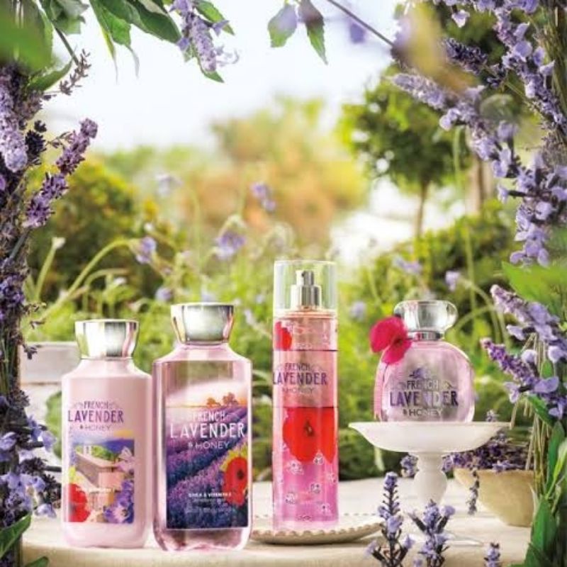 BATH &amp; BODY WORKS BBW FRENCH LAVENDER &amp; HONEY SERIES BODY MIST LOTION SHOWER GEL BODY CREAM HAND CREAM SHOWER GEL BODY CREAM LOTION MIST WASH WALLFLOWER ROOMSPRAY SCENTPORTABLE GENTLE GEL DEEP CLEANSING GENTLE FOAMING CREAMY LUXE