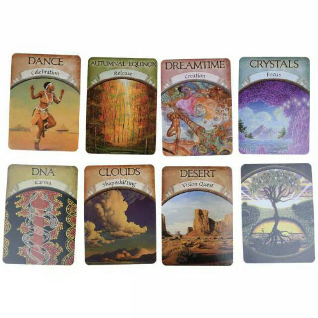 Oracle Cards Earth Magic Read Fate Tarot 48-card