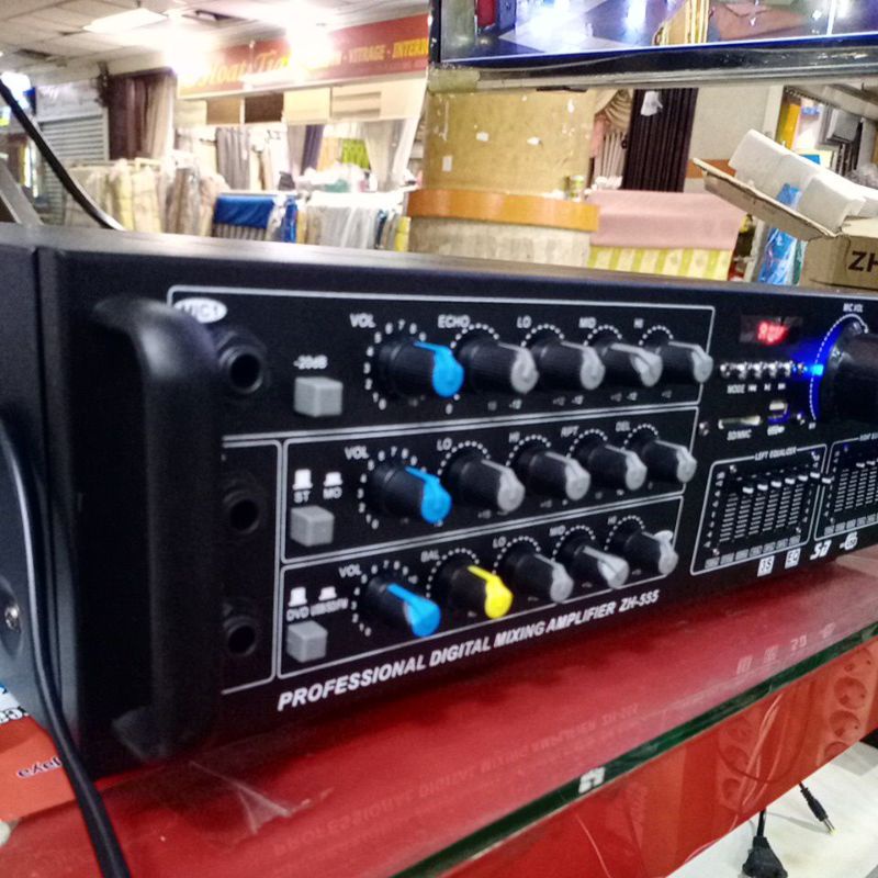 ampli/amplier karaoke zh555/zh 555 bluetooth usb