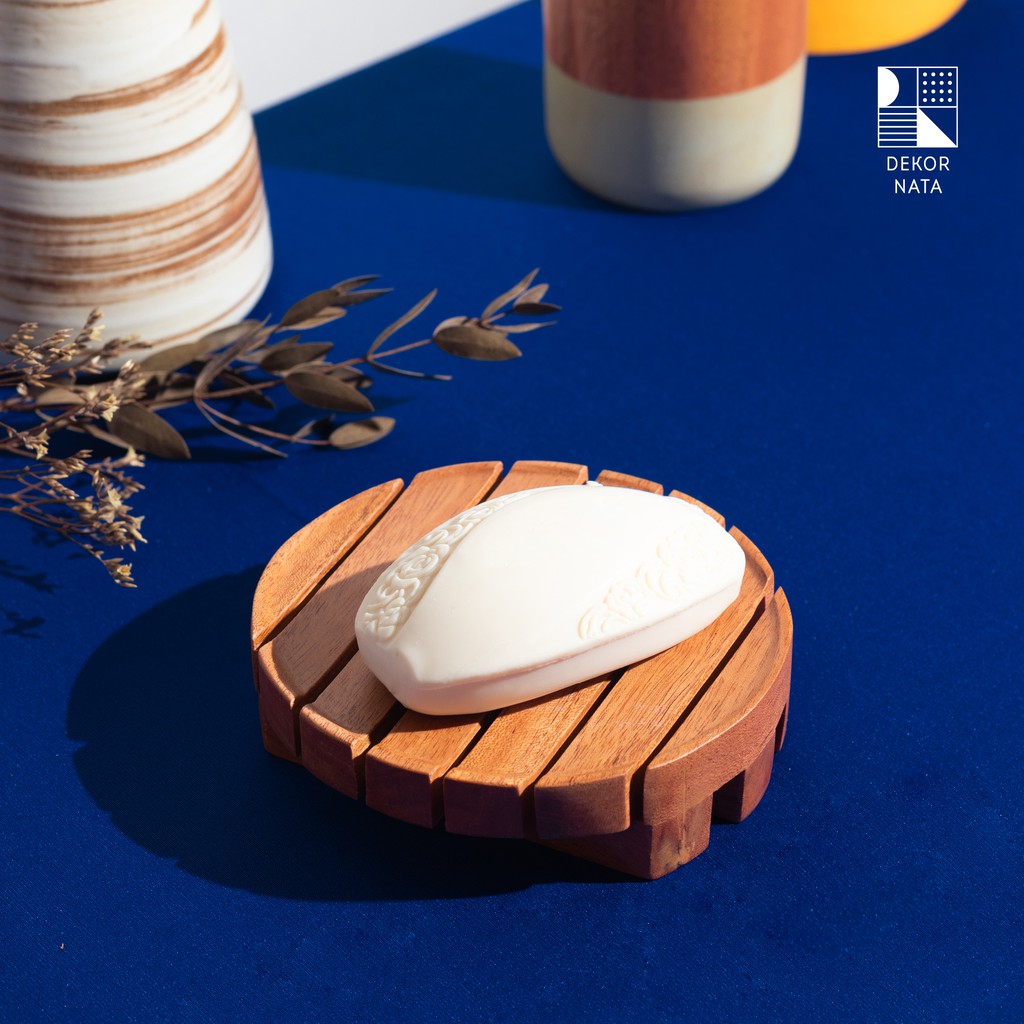 

Dekornata Wooden Soap Dish / Tatakan Kayu Sabun / Alas Sabun
