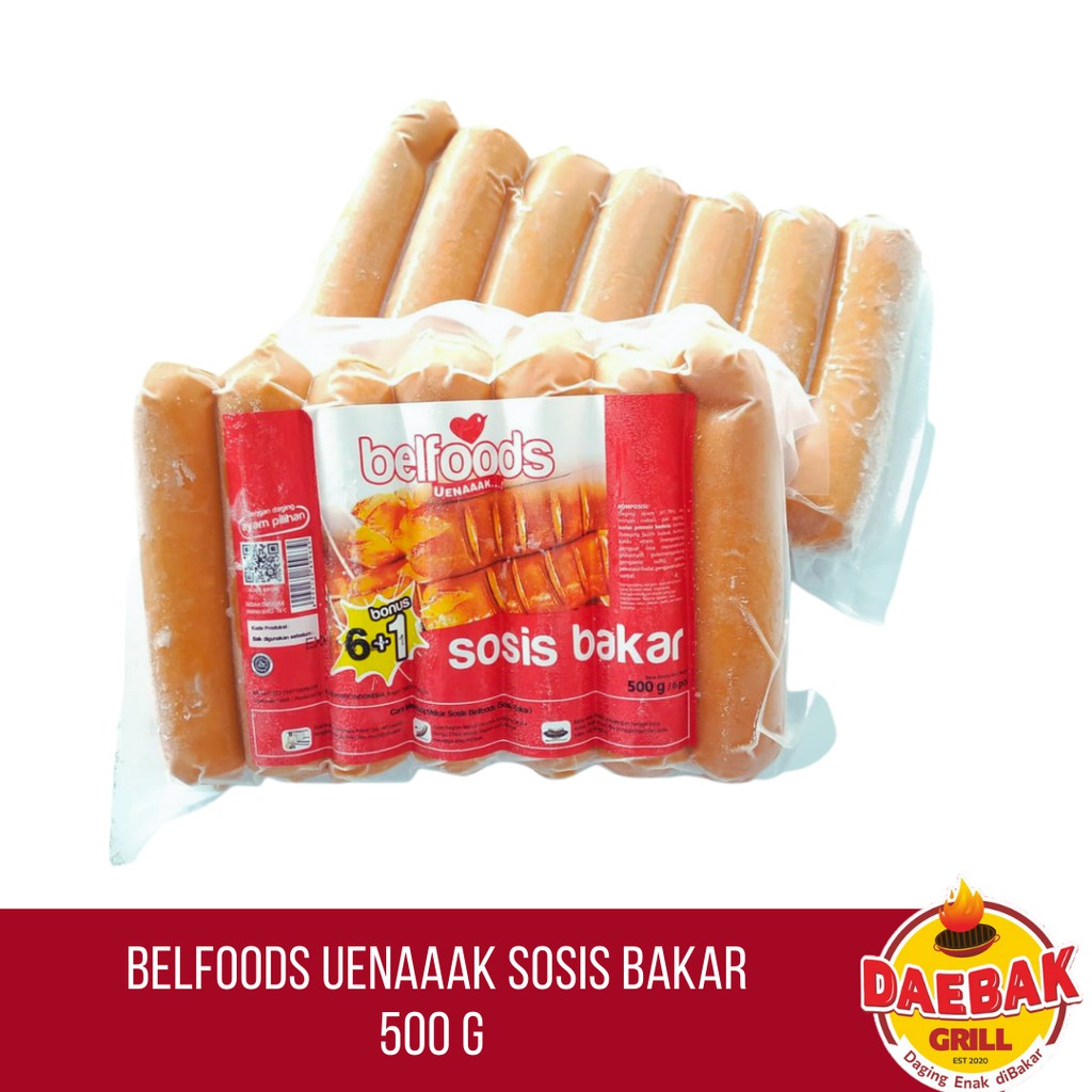 BELFOODS UENAAAK SOSIS BAKAR 500 GRAM