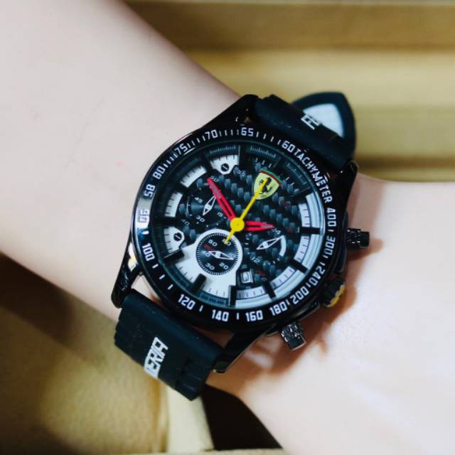Jam Tangan Ferrari California Crono Aktif Super Mewah - Jam Tangan Pria Ferrari Terlaris - Ferrari 1