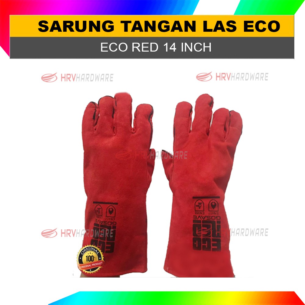SARUNG TANGAN KULIT KERJA LAS SAFETY GLOVE GOSAVE