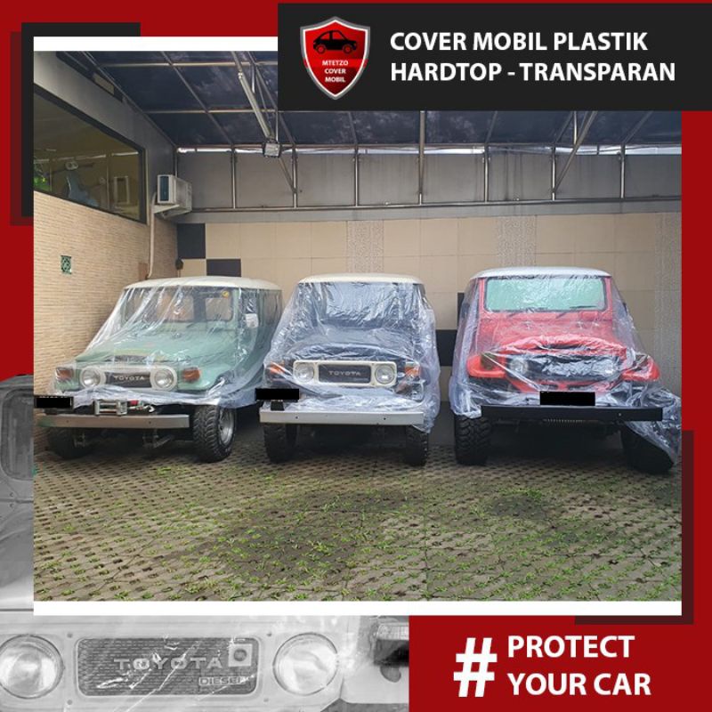 Cover Mobil Plastik Disposable Transparan