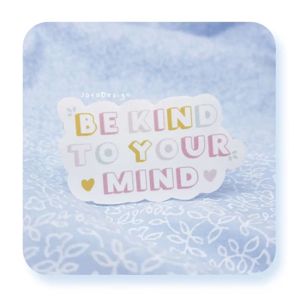 

1 pc Sticker motivasi cute vinyl glossy | stiker quote | bkm | Mini sticker