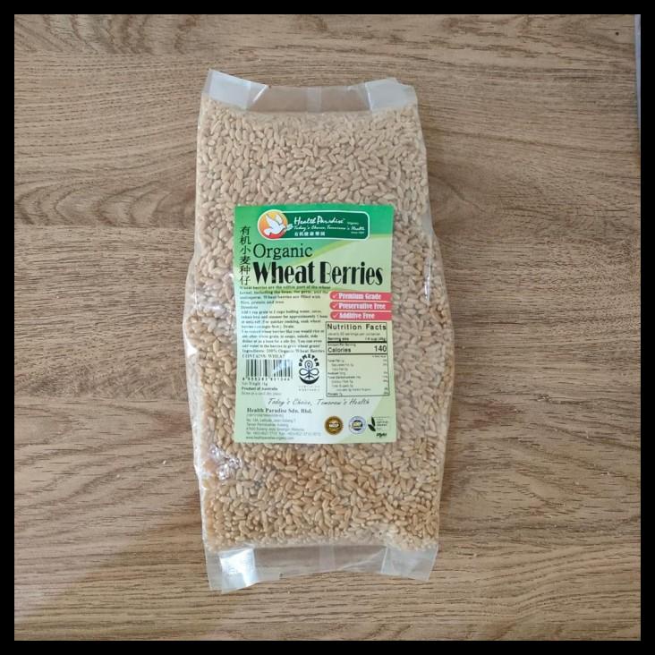 

DISKON TERBATAS !!! ORGANIC WHEAT BERRIES (1 KG) TERLARIS