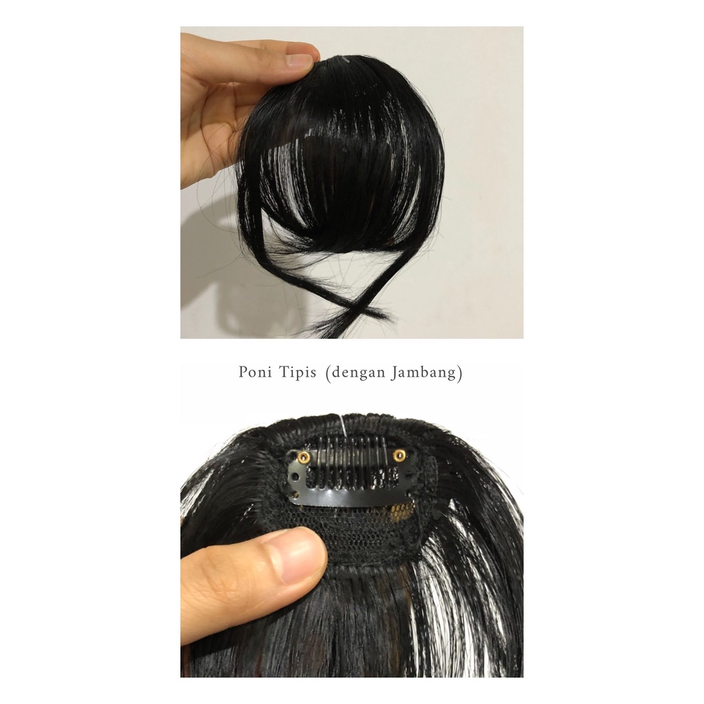 Poni tipis korea / see through bangs / poni korea d1033 d1034 d1050 poni klip