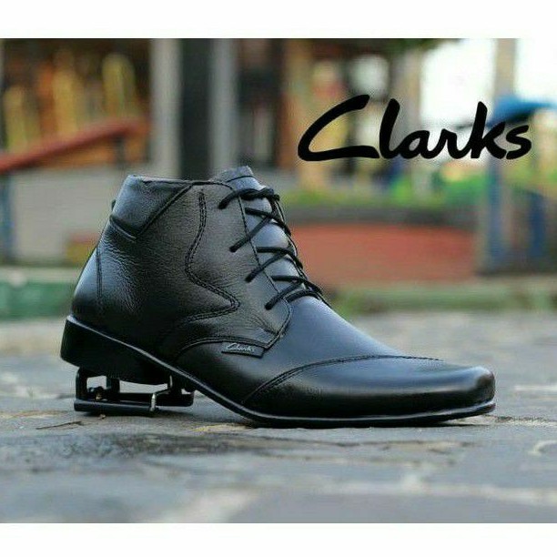 Sepatu Pantofel Hitam Pria Crocodile Tali Tinggi Kulit Swedian Formal Kerja Berkualitas