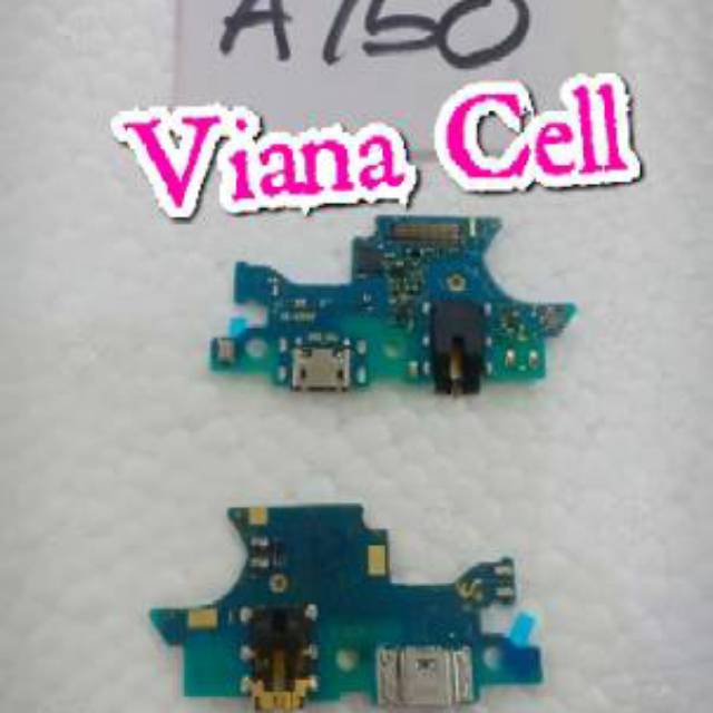 FLEXIBLE PCB BOARD KONEKTOR CHARGER A750F CAS HEADSET SAMSUNG A750 A7 2018 ORI FULL ADA IC CHARGER