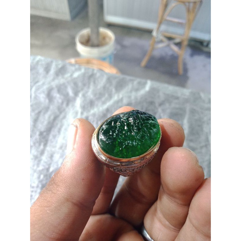 Satam Hijau Moldovite Jumbo