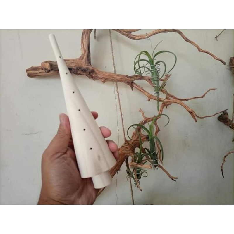 Tillandsia Hanger Maker Made of Wood / Tillandsia Holder Maker Bahan Kayu